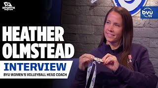 Heather Olmstead talks coaching the USA U21 team on BYUSN [upl. by Claudette]