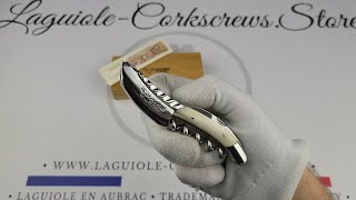 Twisted Laguiole Corkscrew Cattle Bone By Laguiole en Aubrac [upl. by Rivera]