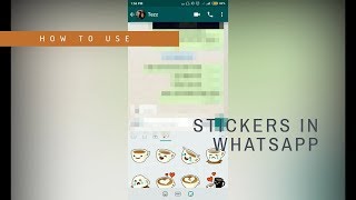 technology whatsapp HOW TO USE WHATSAPP STICKERS [upl. by Ludwog]