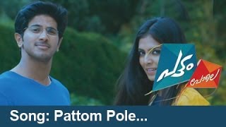 PATTAM POLE  PATTAM POLE  Latest Malayalam Movie Video Song  Dulqer Salman  M Jayachandran [upl. by Anelhtak]