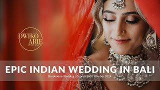 EPIC INDIAN WEDDING IN BALI [upl. by Atoel]