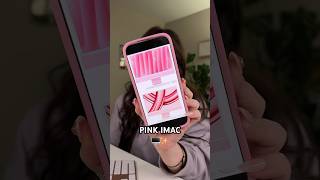 THE PINK IMAC VS THE PINK IMAC which is your favorite pink🖥️💓 appleimac youtubeshorts [upl. by Trager]