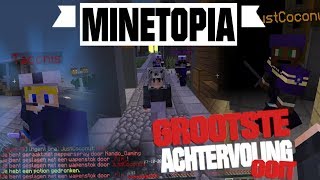 MINETOPIA GROOTSTE POLITIE ACHTERVOLGING OOIT POTGROND OP DE VLUCHT VOOR AGENTEN DEEL 12 [upl. by Uchish]