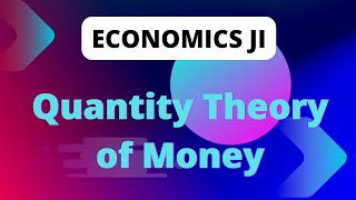 Quantity Theory of Money in Hindi  Economics  What is Quantity Theory of Money Complete [upl. by Maxima]