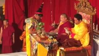 Trijang Choktrul Rinpoche giving Yamantaka initiation in Mongolia Septermber 2014 [upl. by Bella]