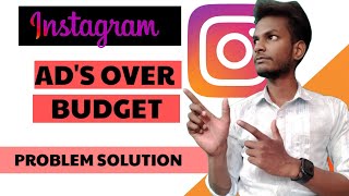 Instagram Ads Spending Limit Problem Solved। ads over budget instagram [upl. by Basia909]