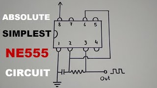 Easiest Way to Connect a 555 Timer For Astable Mode Blink an LED [upl. by Dominga]