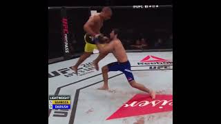 EDSON BARBOZA VS BENEIL DARIUSH FLYING KNEE KO [upl. by Pavlish]