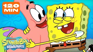 120 MINUTES of SpongeBob amp Patrick 💛💖  SpongeBobOfficial [upl. by Ahtnams]