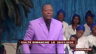 EV CLAUDE KABUNDI WALESA  DIRECT CULTE DIMANCHE LE 26012020 [upl. by Hugibert]