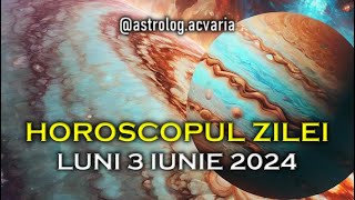 UNICAT 💥 LUNI 3 IUNIE 2024 ☀♊ HOROSCOPUL ZILEI cu astrolog Acvaria 🌈 [upl. by Sampson]