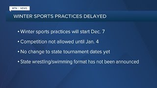 Winter high school sports in Montana postponed [upl. by Anitselec]