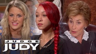 Judge Judy Throws Man’s New Girlfriend Out of Court [upl. by Isdnyl]