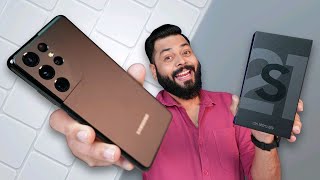 Samsung Galaxy S21 Ultra 5G Unboxing amp First Impressions ⚡ The Ultra Flagship Of 2021 [upl. by Imoan]