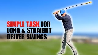 HOW TO LET THE DRIVER SWING ITSELF THROUGH THE BALL TO THE TARGET Feels so easy [upl. by Rizika]