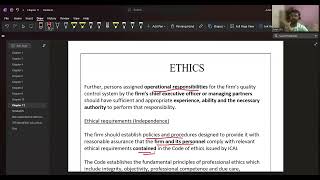 ETHICS SA 210 SA 220 SQC1 PART 2 CA INTER AUDITING EXPLAINEDMALAYALAMCA ASLAMLEARNWITHCAASLAM [upl. by Akers]