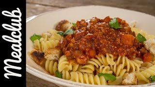 TofuBolognese vegan  MealClub [upl. by Lindblad]