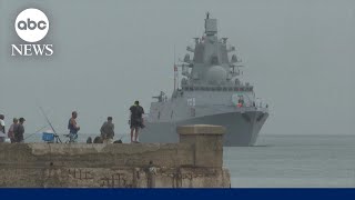 Fleet of Russian warships reaches Cuban waters [upl. by Jorgensen]