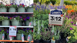 MEMORIAL DAY SALES on Perennial Plants and Hanging Baskets at LOWES [upl. by Sender]