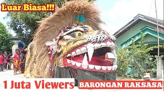 Keren Barongan Terbesar di dunia  Barongan Blora Raksasa [upl. by Ahsaeym]