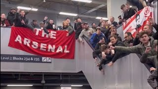 Arsenal Fans away tottenham spurs stadium  Kai Havertz chant  arsenal away spurs [upl. by Lempres]