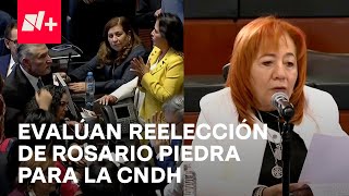 Senado discute posible reelección de Rosario Piedra Ibarra en la CNDH  En Punto [upl. by Ahsinyd]