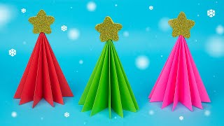 Diy Origami Christmas Tree How To Make Christmas Decor Easy [upl. by Claire]