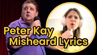 This Guy is awesome 👏🏻 Peter Kay Misheard Lyrics REACTION [upl. by Koh731]