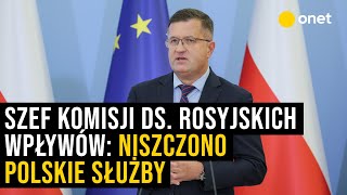 Gen Jarosław Stróżyk doszło do niszczenia polskich służb specjalnych min kontrwywiadu [upl. by Eula]