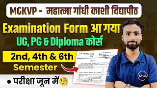 MGKVP UG PG amp Diploma Course Examination Form 2024 Out  Abhiman Sir DNS [upl. by Eemak]