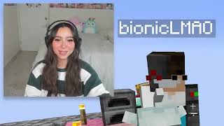 Bionic game 🌿 Minecraft But Its On 1 Girlfriend Block [upl. by Edlun]