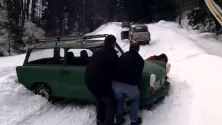 Trabant winter RALLY [upl. by Yobybab]