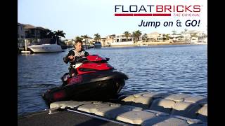 FloatBricks SeaDoo Jet Ski Dock  Jump on amp GO [upl. by Diehl]