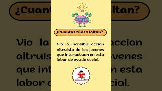 ¿Cuántas tildes faltan Miss Libros [upl. by Lirbaj]