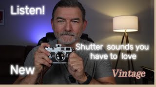 Enjoy the shutter sounds of some favorite cameras [upl. by Intirb]