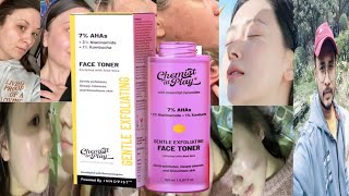 Chemist At Play Gentle Exfoliating Face Toner  Honest Review [upl. by Shir]