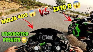 aalyanvlogs1299 Ka Sath Hui Drag Race 😳  Ninja Zx10r Vs Ninja 400😈 [upl. by Debi]