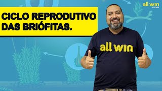 Ciclo Reprodutivo das Briófitas  Biologia  All Win Cursos [upl. by Oikim]