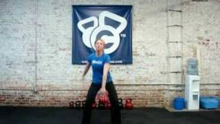 Delaine Ross Kettlebell Snatches [upl. by Qooraf]