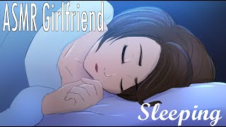 ASMR Sleeping on your Girlfriends chest Soft Breathing Heart Beat Sleep Aid [upl. by Nosloc]