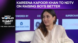 quotMothers Mustquot Kareena Kapoor Khan To NDTV On Raising Boys Better [upl. by Erlin]