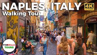 Naples Italy 🇮🇹 ASMR  Binaural City Sound Walking Tour 🚶‍♂️ Prowalk Tours [upl. by Anifesoj]