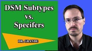 What is the Difference Between DSM Subtypes amp Specifiers [upl. by Oelgnaed534]