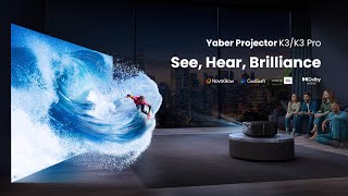 Yaber Projector K3K3 Pro See Hear Brilliance [upl. by Onimixam]