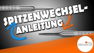 DartsAnleitung🎯  SteeldartsSpitzenwechsel 🎯  deindartde [upl. by Molahs]