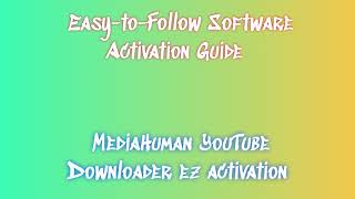 Downloading MediaHuman YouTube Downloader A Comprehensive Tutorial [upl. by Ferree]