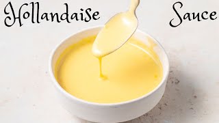 Hollandaise Sauce  Easy recipe to follow [upl. by Nhguahs738]