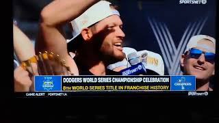 Dodgers for Life Clayton Kershaw 2024 celebration world series champions Los Angeles Dodgers [upl. by Assed]