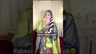 Rabeeca Dholki look😍viral youtubeshorts viralvideo rabeecakhan vlogger goviral dholki [upl. by Yniffit]