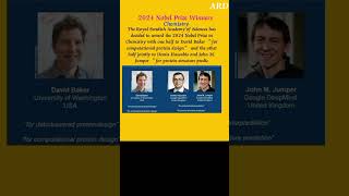 Nobel prize Winners 2024 in Chemistry [upl. by Nitsreik399]